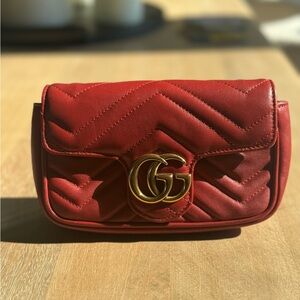 Gucci Super Mini Marmont Crossbody Bag